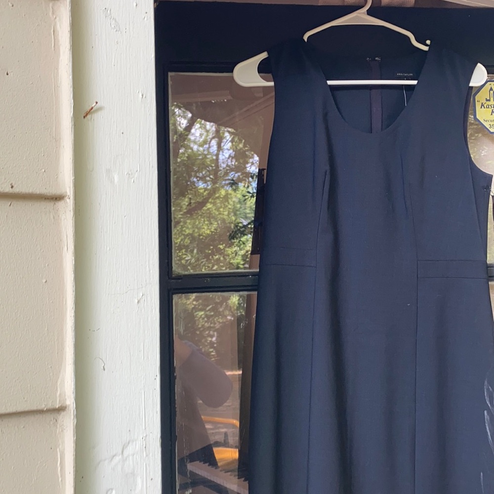 Navy suit dress